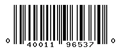 UPC barcode 040011965370