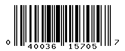 UPC barcode number 040036157057