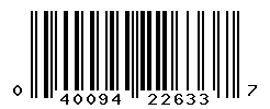 upc 040094226337 barcode image