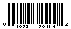 UPC barcode number 040232204692
