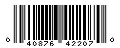 UPC barcode number 040876422070