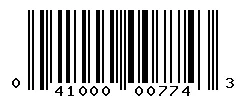 041000007743 barcode