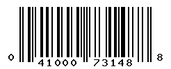 UPC barcode number 041000731488