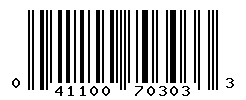 upc 041100703033 barcode image