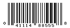 upc 041114885558 barcode image