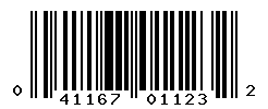UPC barcode number 041167011232