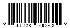 041220892600 barcode