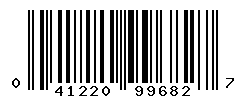 UPC barcode number 041220996827