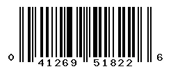 UPC barcode 041269518226