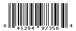 041294973564 barcode