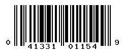 upc 041331011549 barcode image