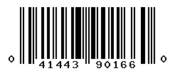UPC barcode number 041443901660