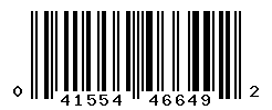 UPC barcode number 041554466492