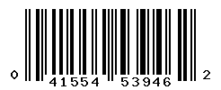 UPC barcode number 041554539462