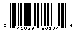 UPC barcode number 041639801644