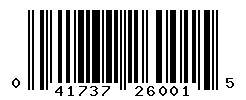 upc 041737260015 barcode image