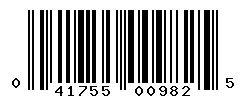 041755009825 barcode