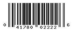 041780022226 barcode