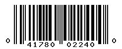 041780022400 barcode