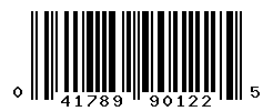 upc 041789901225 barcode image