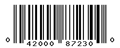 UPC barcode number 042000872300