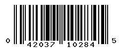 UPC barcode 042037102845