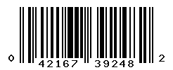 UPC barcode number 042167392482