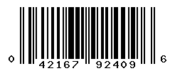 UPC barcode number 042167924096