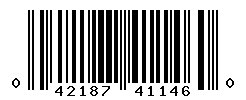 UPC barcode number 042187411460