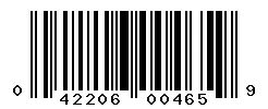 UPC barcode 042206004659