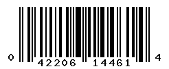 UPC barcode number 042206144614