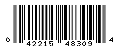 UPC barcode number 042215483094