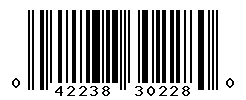 UPC barcode number 042238302280