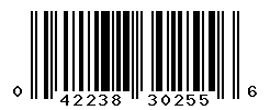 UPC barcode number 042238302556