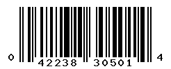 UPC barcode number 042238305014