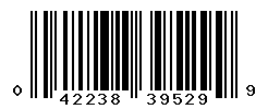 UPC barcode number 042238395299