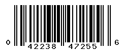 UPC barcode number 042238472556