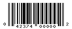 upc 042374000002 barcode image