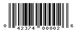UPC barcode number 042374000026