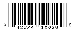 upc 042374100269 barcode image