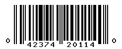 upc 042374201140 barcode image