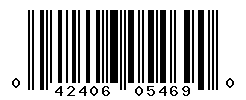 UPC barcode number 042406054690