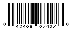 UPC barcode number 042406074278