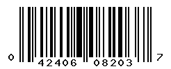 UPC barcode number 042406082037
