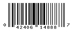 UPC barcode number 042406148887