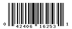 UPC barcode number 042406162531