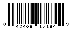 UPC barcode number 042406171649
