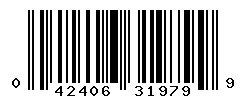 UPC barcode number 042406319799