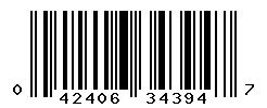 upc 042406343947 barcode image