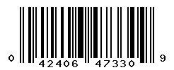 UPC barcode number 042406473309